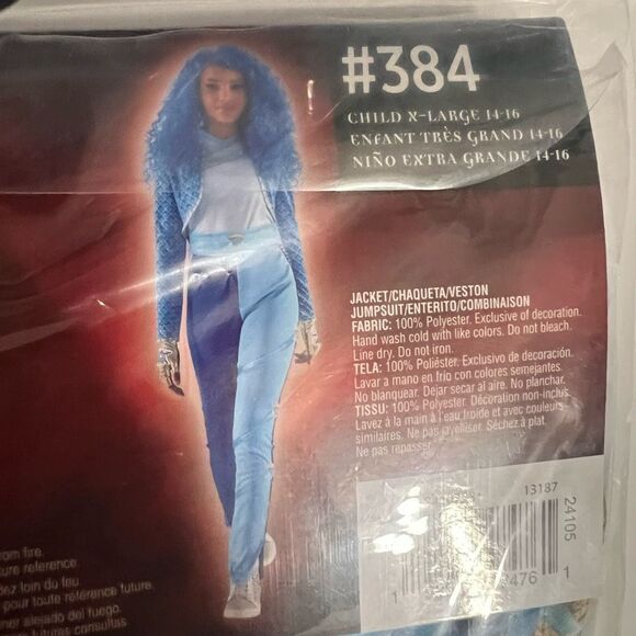 NWT DISNEY Descendants 4 The Rise of Red Chloe Costume Girls XL 14-16 NIP Hallow - Picture 14 of 15